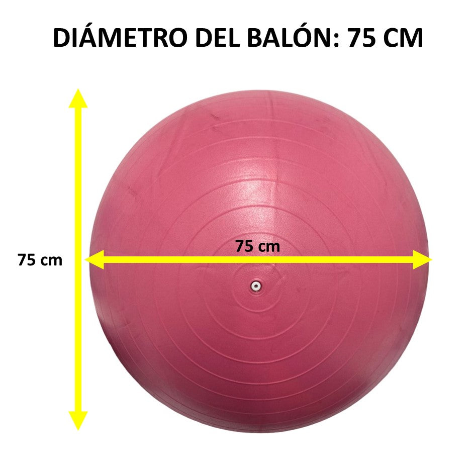 BALON DE EJERCICIO PILATES 75CM