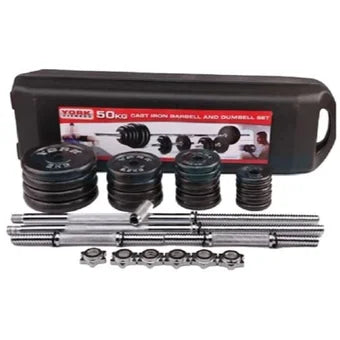 Kit Pesas Mancuernas 50 Kilos Gimnasio Casa Virace