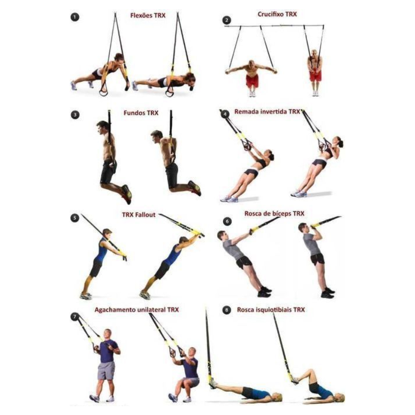 BANDAS DE SUSPENSIÓN TRX 200Kg