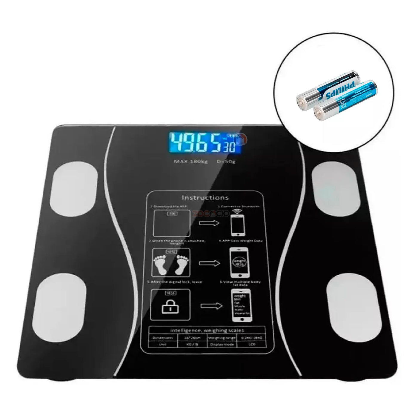 bascula inteligente
bascula grasa corporal
balanza digital bluetooth
bascula composicion corporal
bascula fitness
balanza inteligente