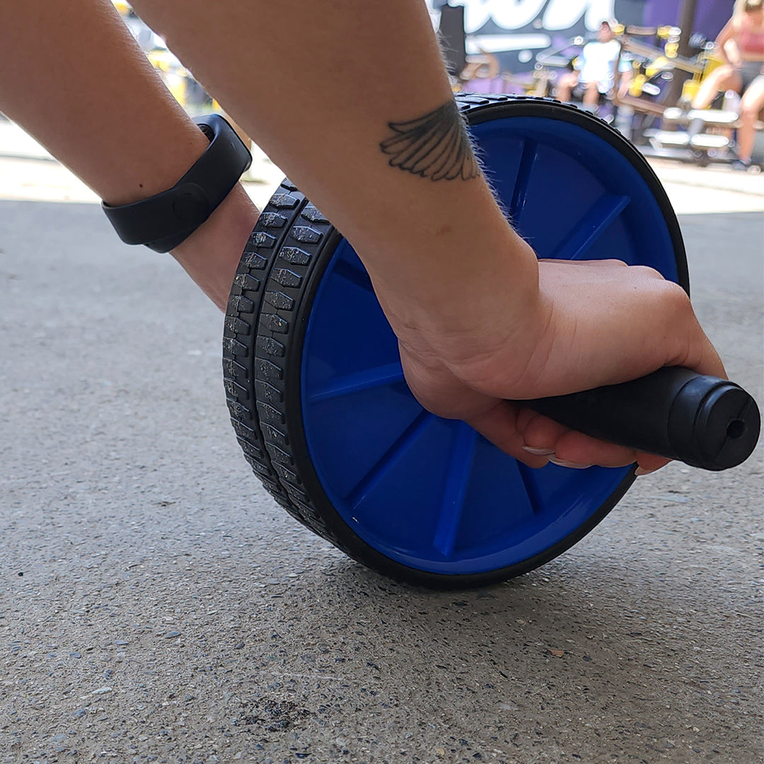 Rueda abdominal abs trabaja todo tu core desde cualquier lugar facil de usar