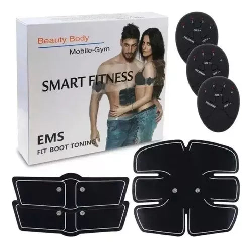 Tienda deportiva smart fitness 3 en 1 tecnologia ems abdomen, brazos piernas gluteos y cuerpo completo ejercitate en cualquier lugar sin esfuerzo