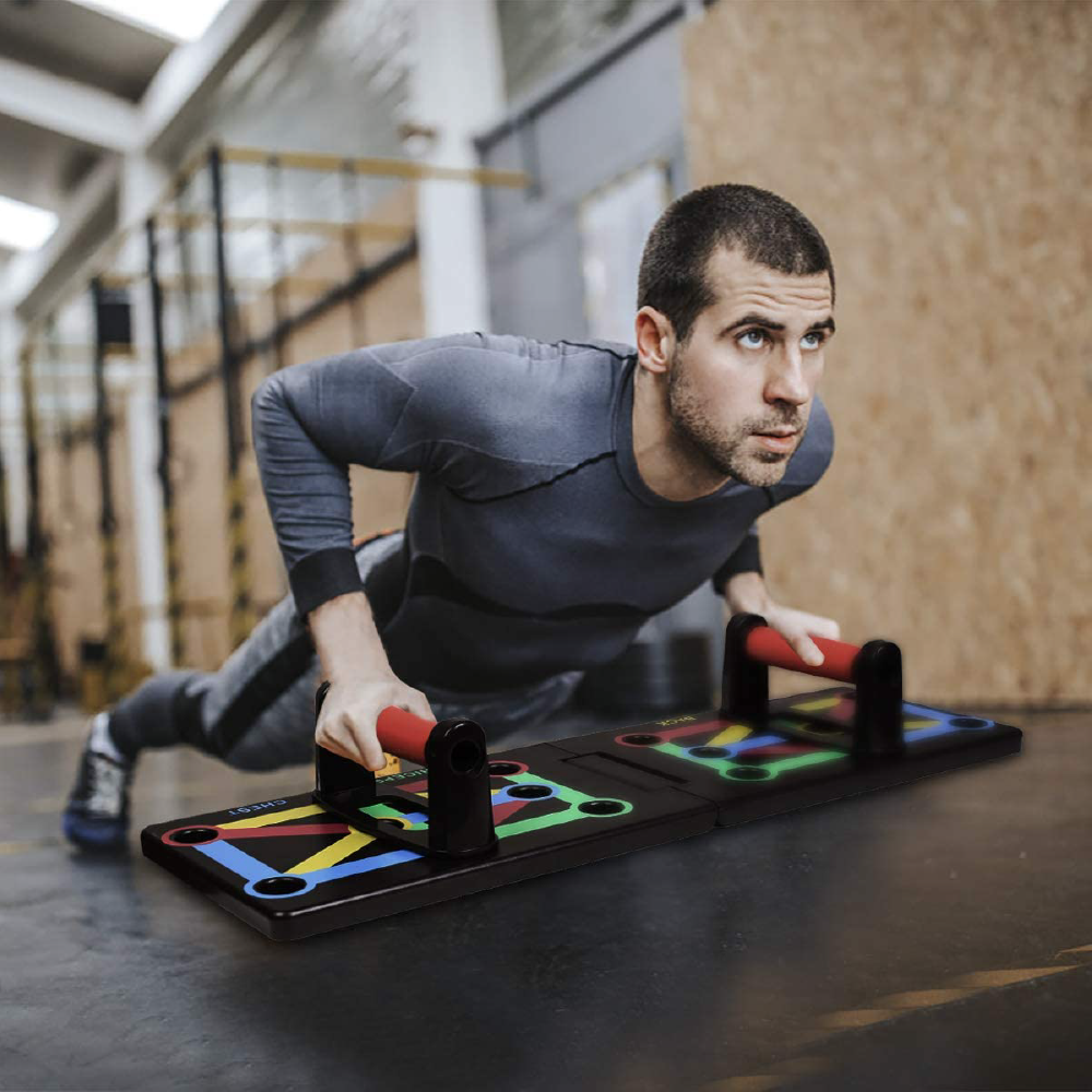 Tabla para flexiones de pecho ideal para entrenar en cualquier lugar lleva tus rutinas de brazos pecho y hombro a otro nivel con la tabla push up