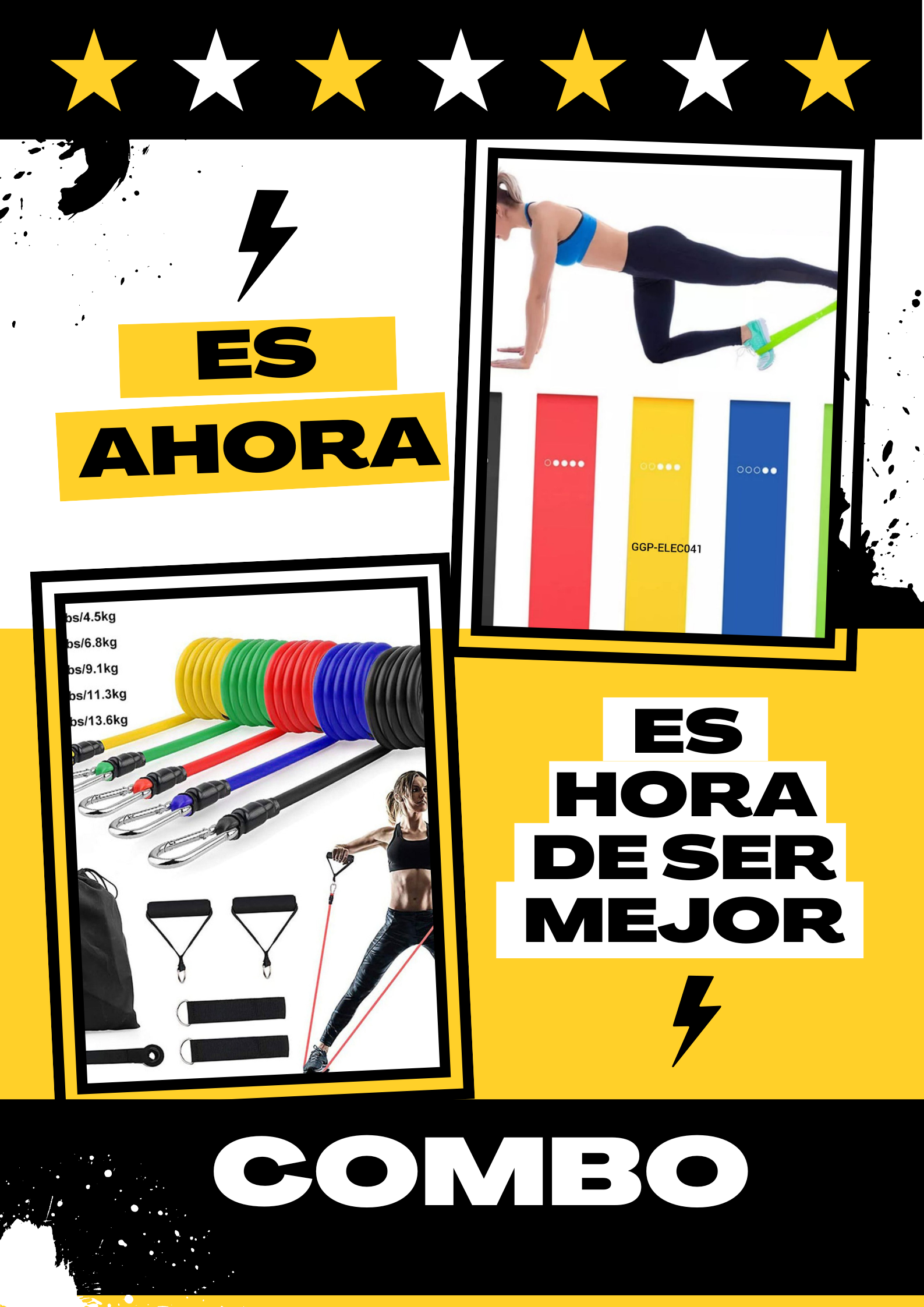 Trio de Termos Motivacional con pines y stickers - Virace